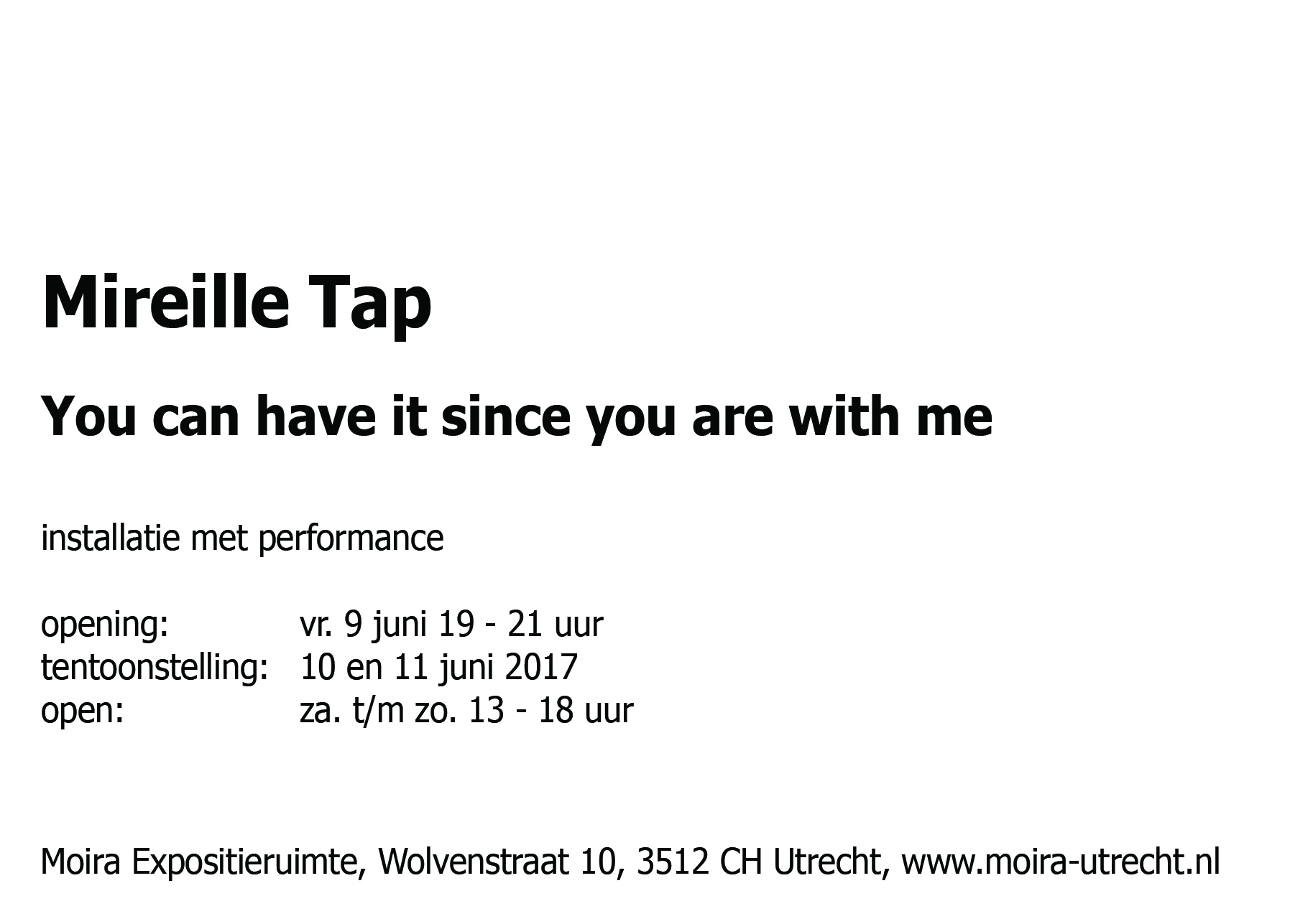 mireille tap flyer ak